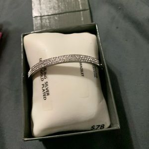 sterling silver over 18 Karat gold bracelet